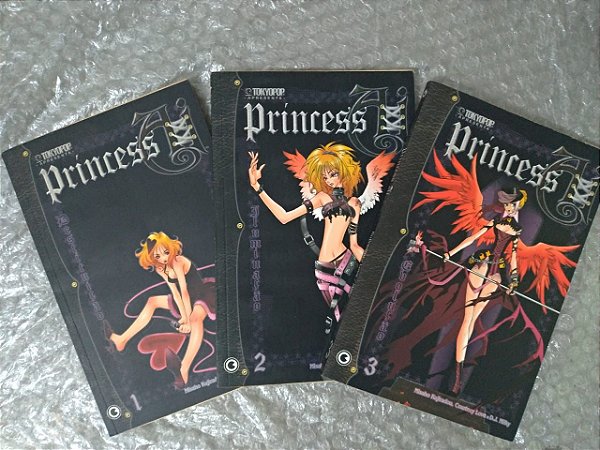 Coleção Príncess - Misaho Kujiradou, Courtney Love e D. J. Milky C/3 volumes