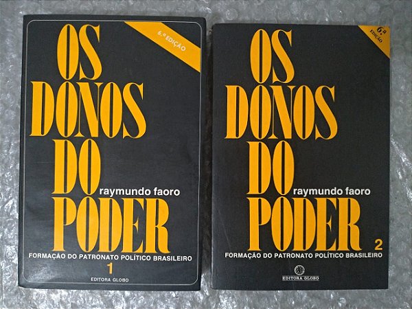 Coleção Os Donos do Poder - Raymundo Faoro C/2 volumes