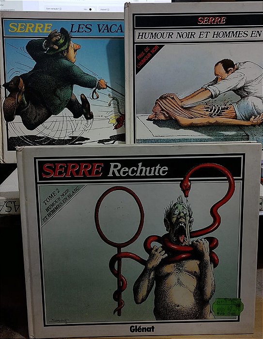 Kit 3 livros - Hq's Serre - em Francês
