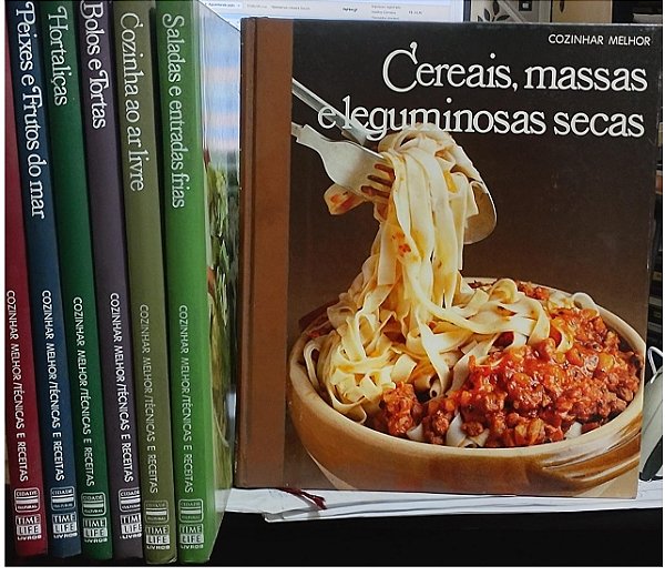 Coleção Cozinhar Melhor - 7 Volumes - Capa Dura - Time Life