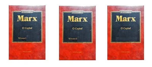 O Capital - Marx - 3 Vls - Os Economistas (marcas)