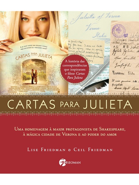 Cartas para Julieta - Lise Friedman - Homenagem a maior protagonista de Shalespeare