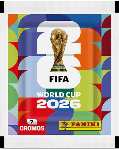 Envelope Figurinhas Copa do Mundo da FIFA 2026 Panini - 7 Figurinhas - Novo Lacrado