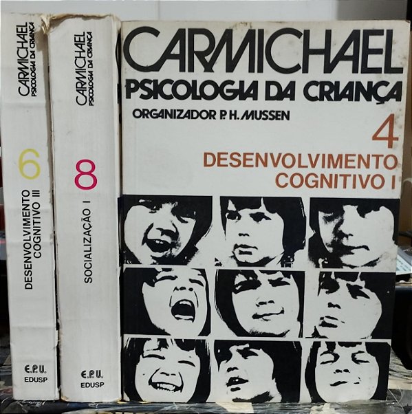 Kit psicologia da criança 3 Volumes - P. H. Mussen