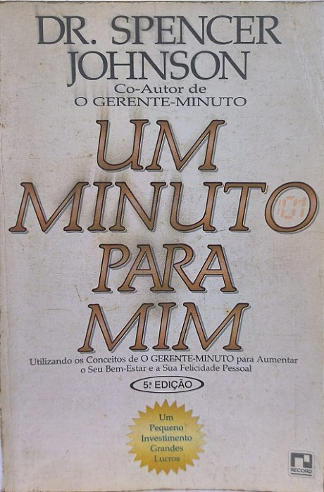 Um Minuto para Mim - Dr. Spencer Johnson