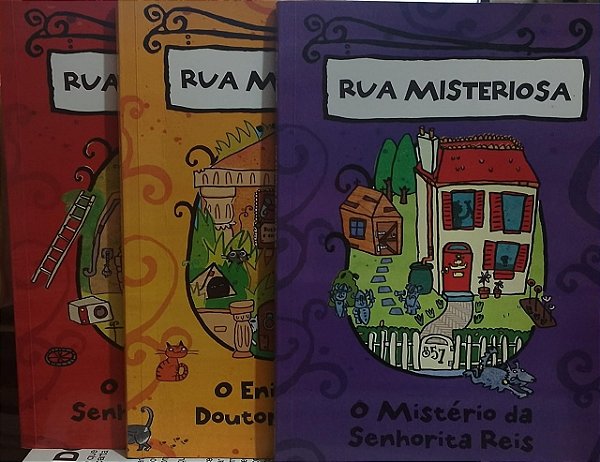 Kit 3 livros Rua Misteriosa - Ciranda cultural