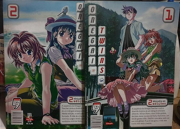 Onegai Twins 2 Volumes - Mangás Minissérie Completa