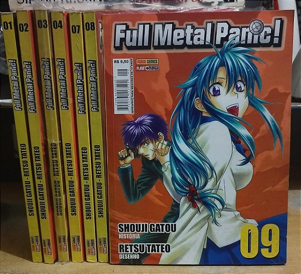 Ful Metal Panic - Kit 7 mangás