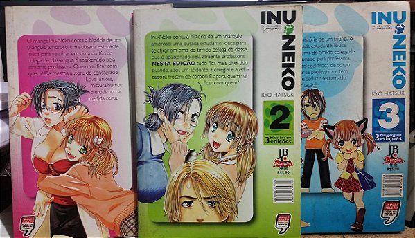 Inu-Neko - Kit Minissérie completa 3 volumes - Mangás