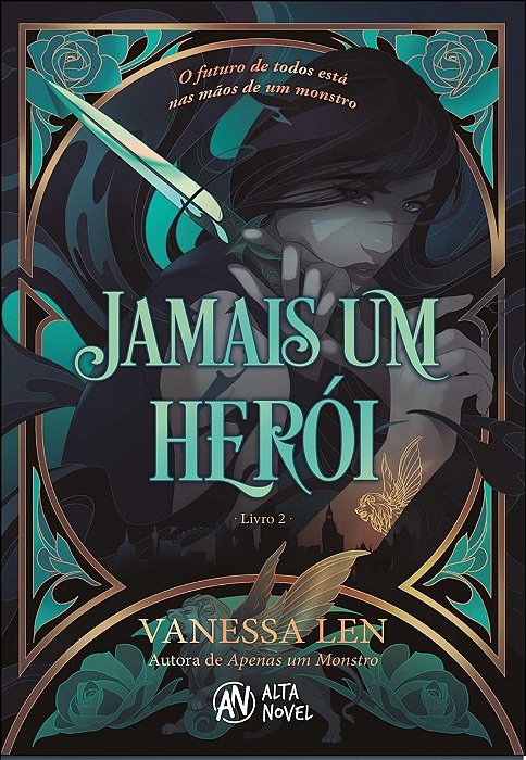 Jamais um herói – Série: Monsters Livro 2 - Vanessa Len - Novo e lacrado