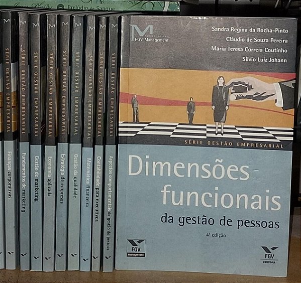 Kit Coleção FGV - 10 Volumes - Administração (marcas)