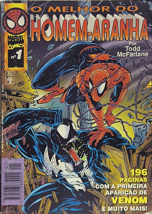 O Melhor do Homem-Aranha - Todd McFarlane Marcel Comics Nº 1
