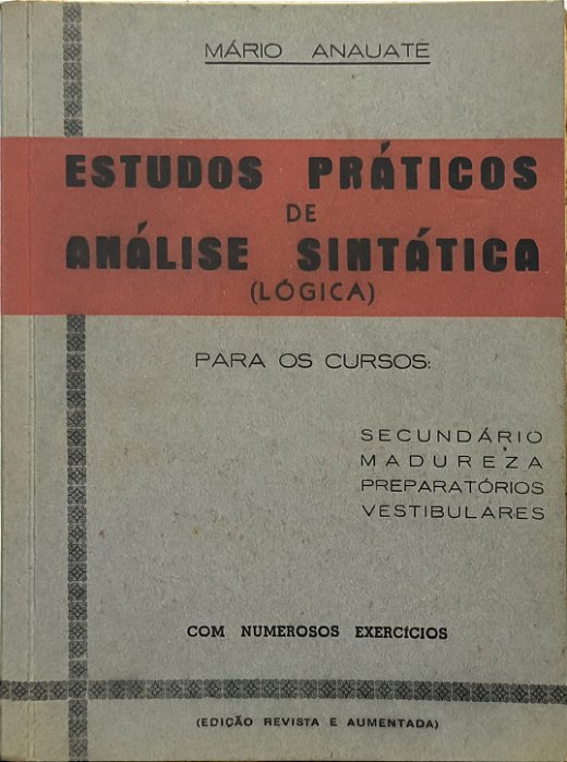 Estudos práticos de analise sintática (logica) - Mario Anauate