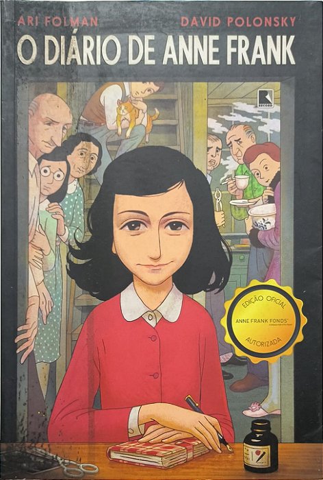 O Diário de Anne Frank - Ari Folman e ilustrada por David Polonsky