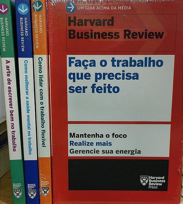 Um Guia acima da média - HBR - Kit 4 Volumes Harvard
