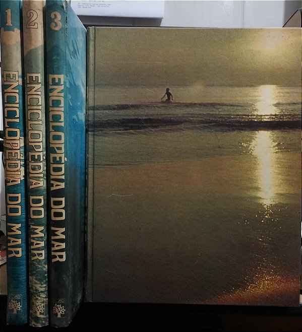 Enciclopédia do mar - 4 Volumes Abril - Capa Dura