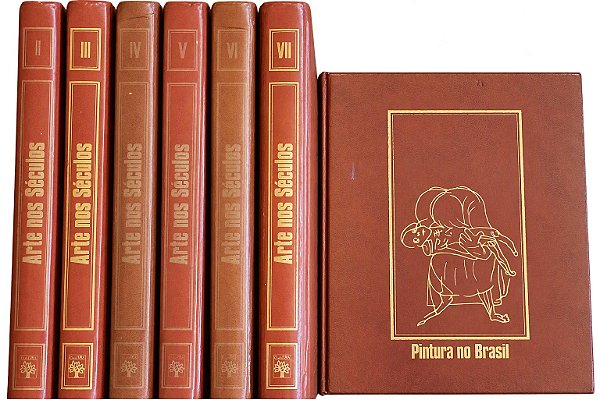 Kit Arte nos séculos 7 Volumes - Abril (marcas)