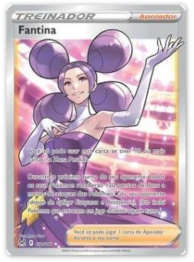 Carta Pokemón Fantina (Full Art) - 191/196