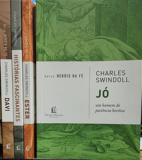 Kit Heróis da fé - 4 Volumes - Charles Swindoll