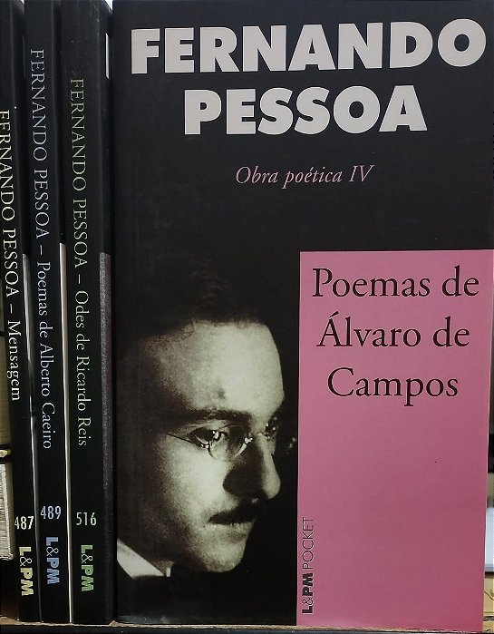 Fernando Pessoa - Kit 4 Volumes obras Escolhidas