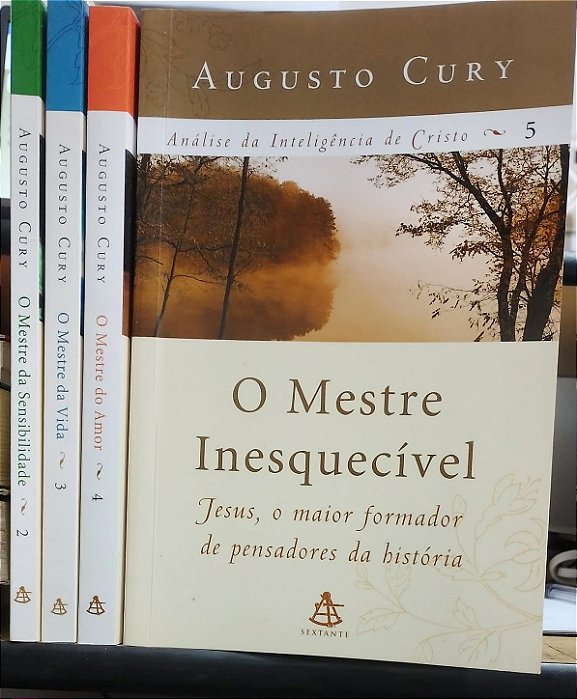 Kit Análise da inteligência de Cristo 4 Volumes - Augusto Cury (marcas)