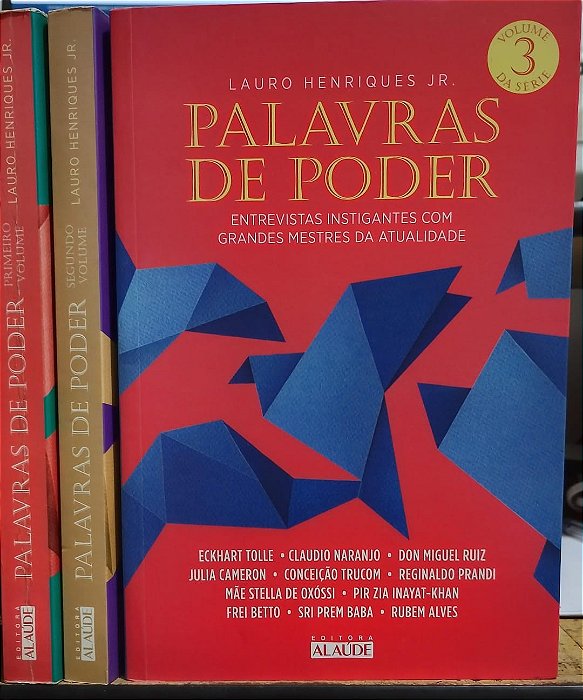 Palavras de poder - 3 Volumes - Lauro Henriques Jr.