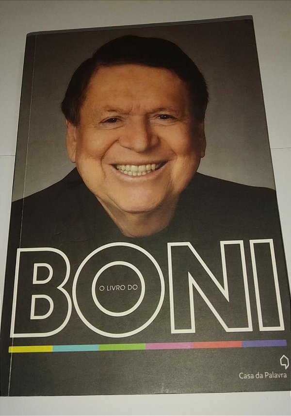 O livro do Boni - Casa da palavra - Biografia (marcas de uso)