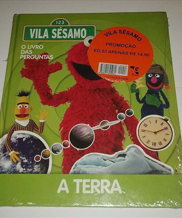 1 2 3 Vila Sésamo - A Terra - O livro das perguntas