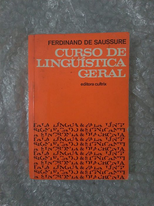 Curso de Linguística Geral - Ferdinand de Saussure