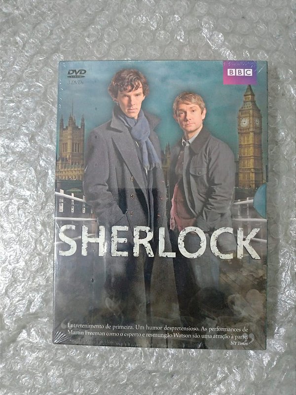 DVD Sherlock - BBC - 1ª Temporada - 3 Discos