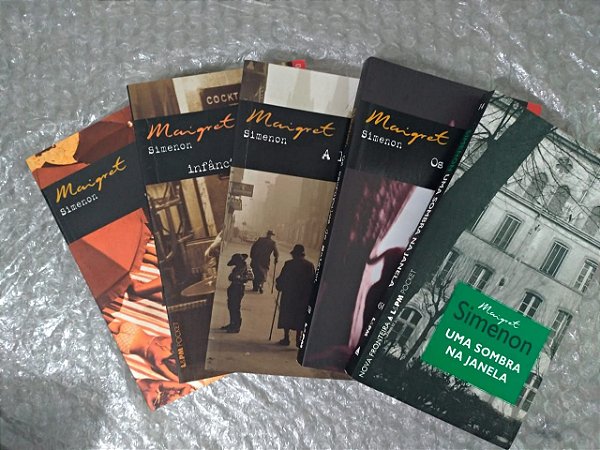 Coleção Maigret Simonon - C/5 livros Pocket