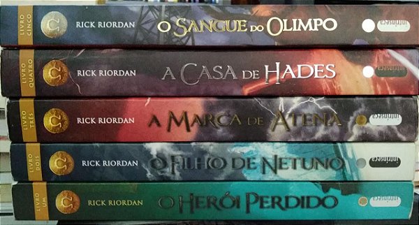 Coleção os Heróis do Olimpo - Rick Riordan C/5 volumes