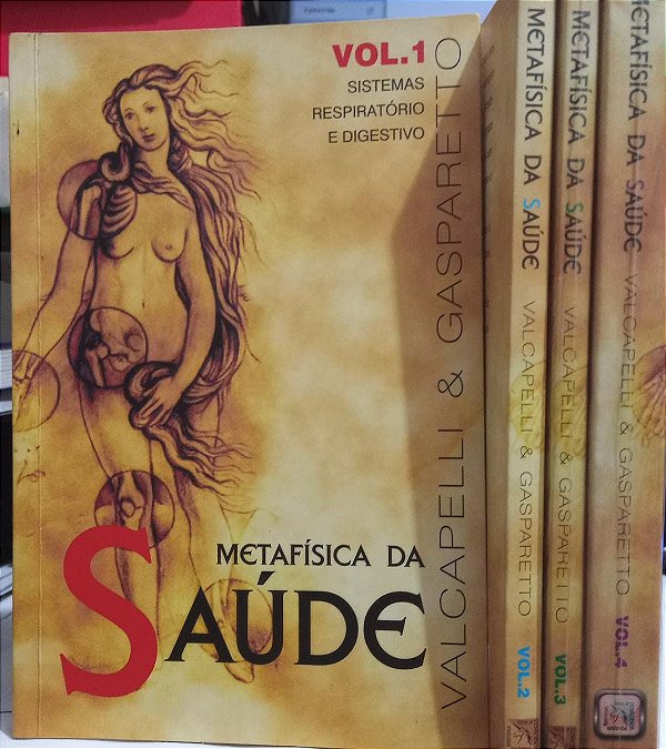 Coleção Metafísica da Saúde - Valcapelli e Gasparetto C/4 volumes -  Seboterapia - Livros
