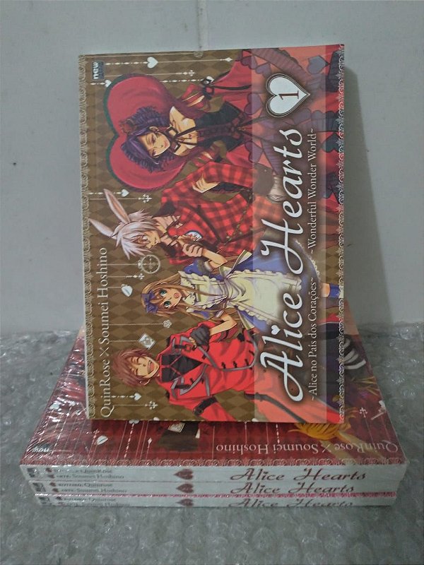 Coleção Alice Hearts - QuinRose C/4 volumes