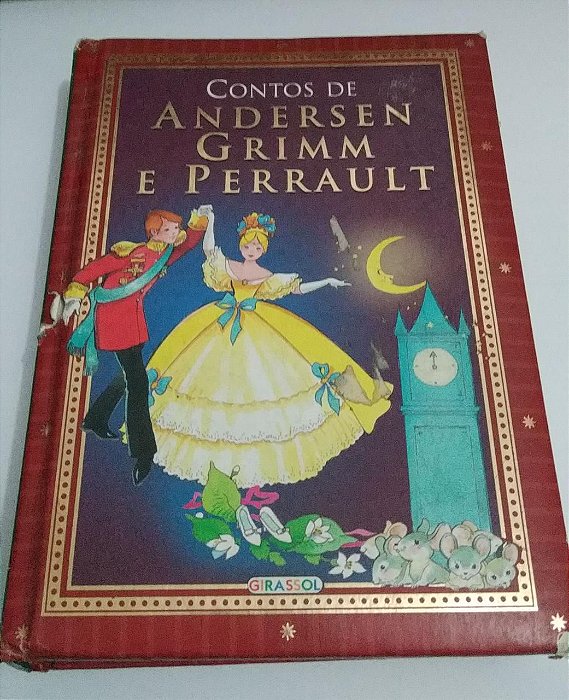 Contos de Andersen Grimm e Perrault (marcas de uso e escoriações)