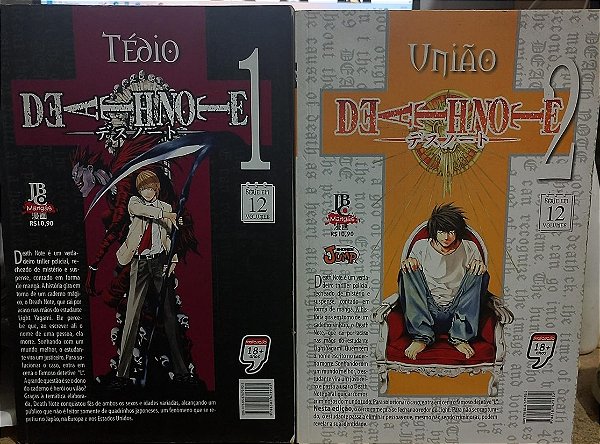 Death Note Coleção Kit vol. 1 e vol. 2 - JBC Mangás