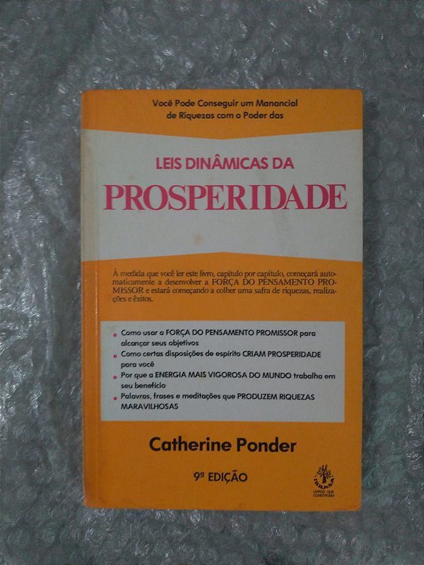 Leis Dinâmicas da Prosperidade - Catherine Ponder  (marcas)