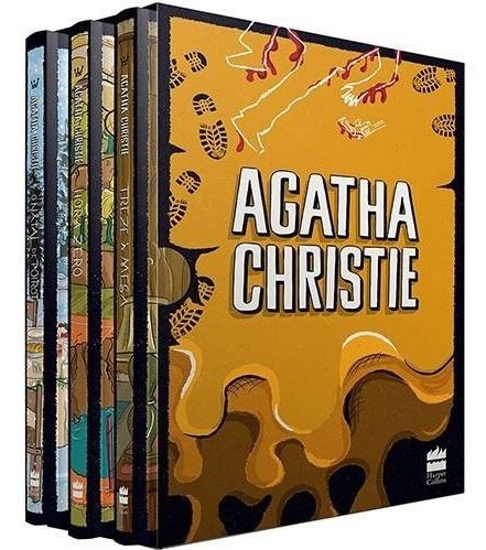 Box Agatha Christie - Hora Zero, O Natal de Poirot, Treze a mesa - Novo e Lacrado
