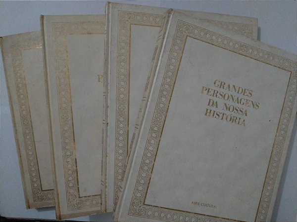 Coleção Grandes Personagens da História Universal - C/4 volumes