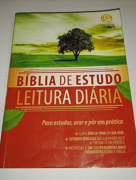 Bíblia de estudo - Leitura diária - Central Gospel