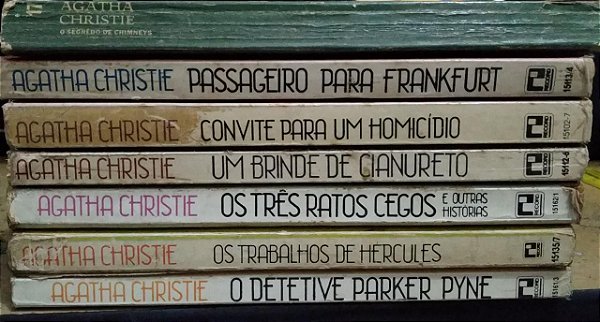 Coleção Agatha Christie Pocket envelhecidos - 7 livros