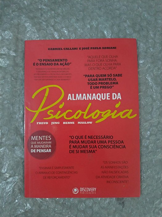 Almanaque da Psicologia - Gabriel Callari e José Paulo Adriani