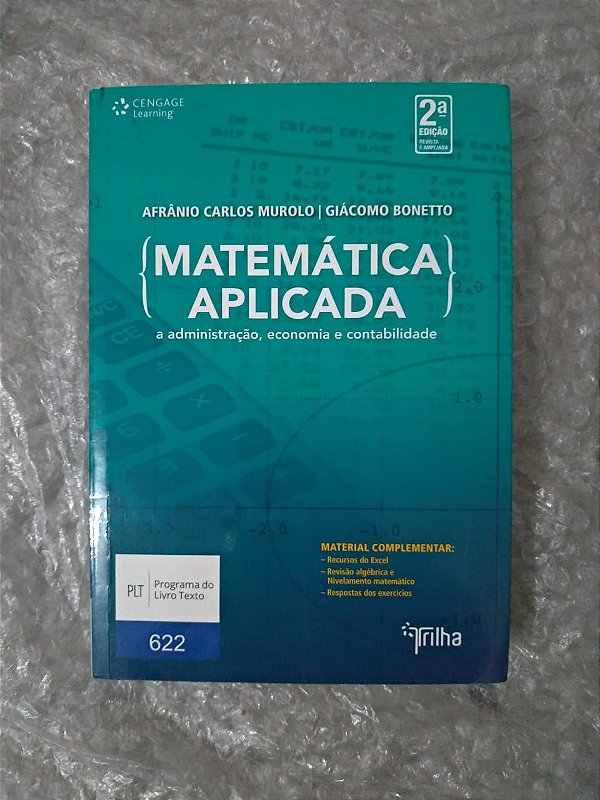 Matemática Aplicada - Afrânio Carlos Murolo e Giácomo Bonetto