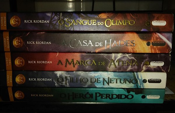 Coleção os heróis do Olimpo - Rick Riordan - 5 volumes