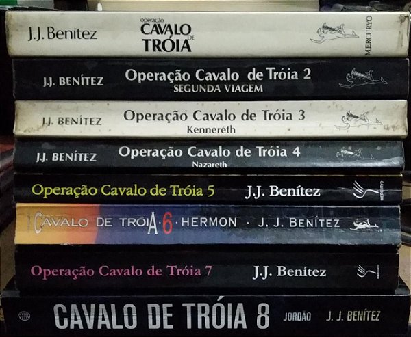 Coleção Operação Cavalo de Tróia 8 Volumes - 1 ao 8 - J. J. Benítez -  Seboterapia - Livros