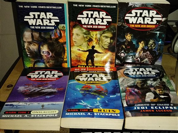 Coleção Star Wars The New Jedi Order - 6 volumes (Em inglês)