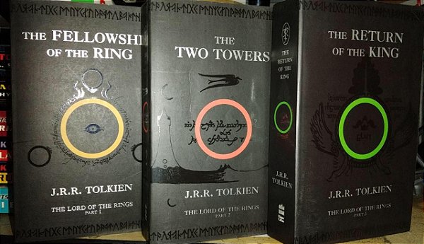 The Lord Of The Rings - Coleção 3 volumes o Senhor dos Anéis (Em inglês)