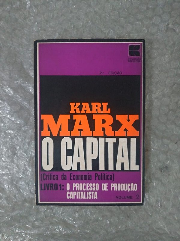 O Capital Livro 1, vol. 2 - karl Marx