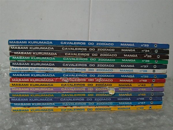 Coleção Cavaleiro dos Zodíaco - Masami Kurumada C/14 volumes