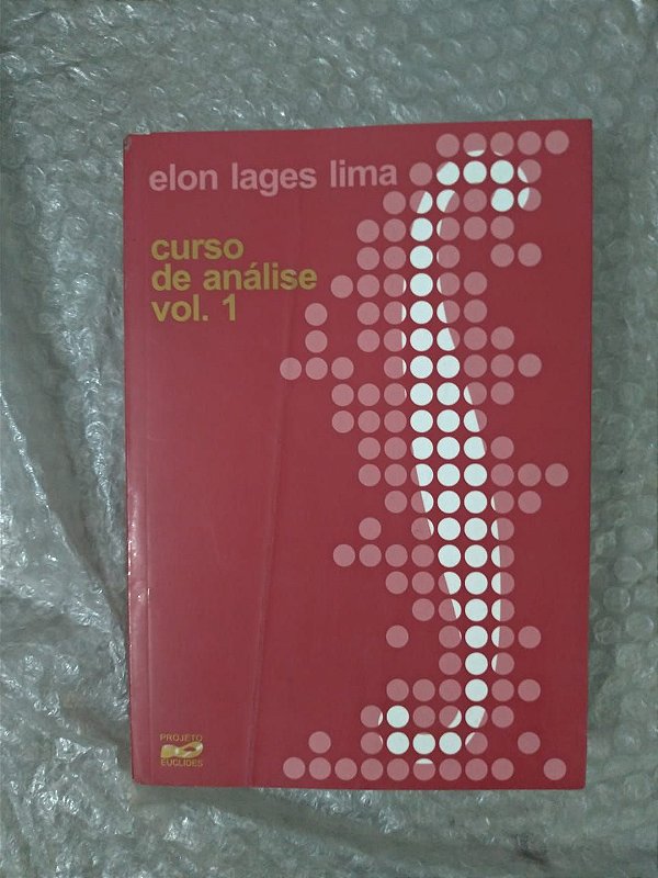 Curdo de Análise Vol. 1 - Elon Lages Lima